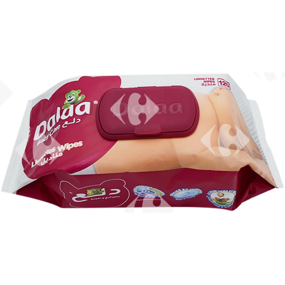 Lingettes Bébé Dalaa 120 unités