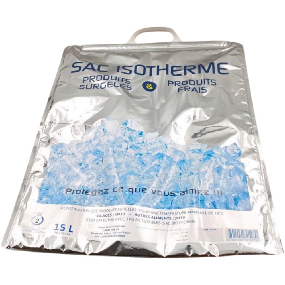 Sac Isotherme Aluminise 15L.