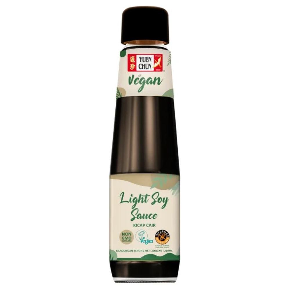 [722465] Sauce Soja Légère Vegan Sans Gluten Yuen Chun 210ml