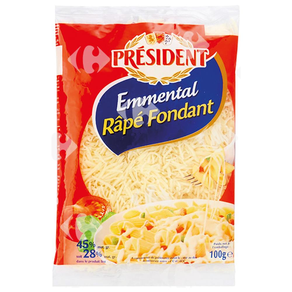 Emmental Râpé Président 100g