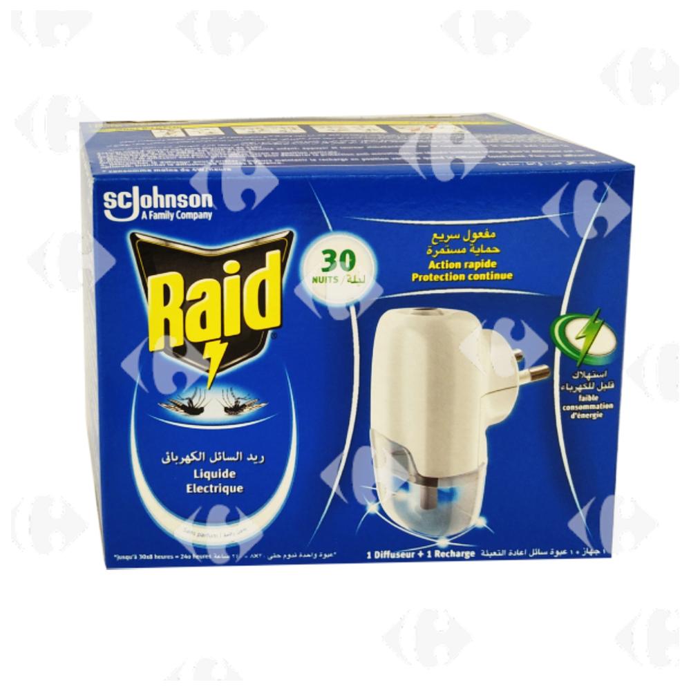 Diffuseur recharge liquide Raid 30 nuits
