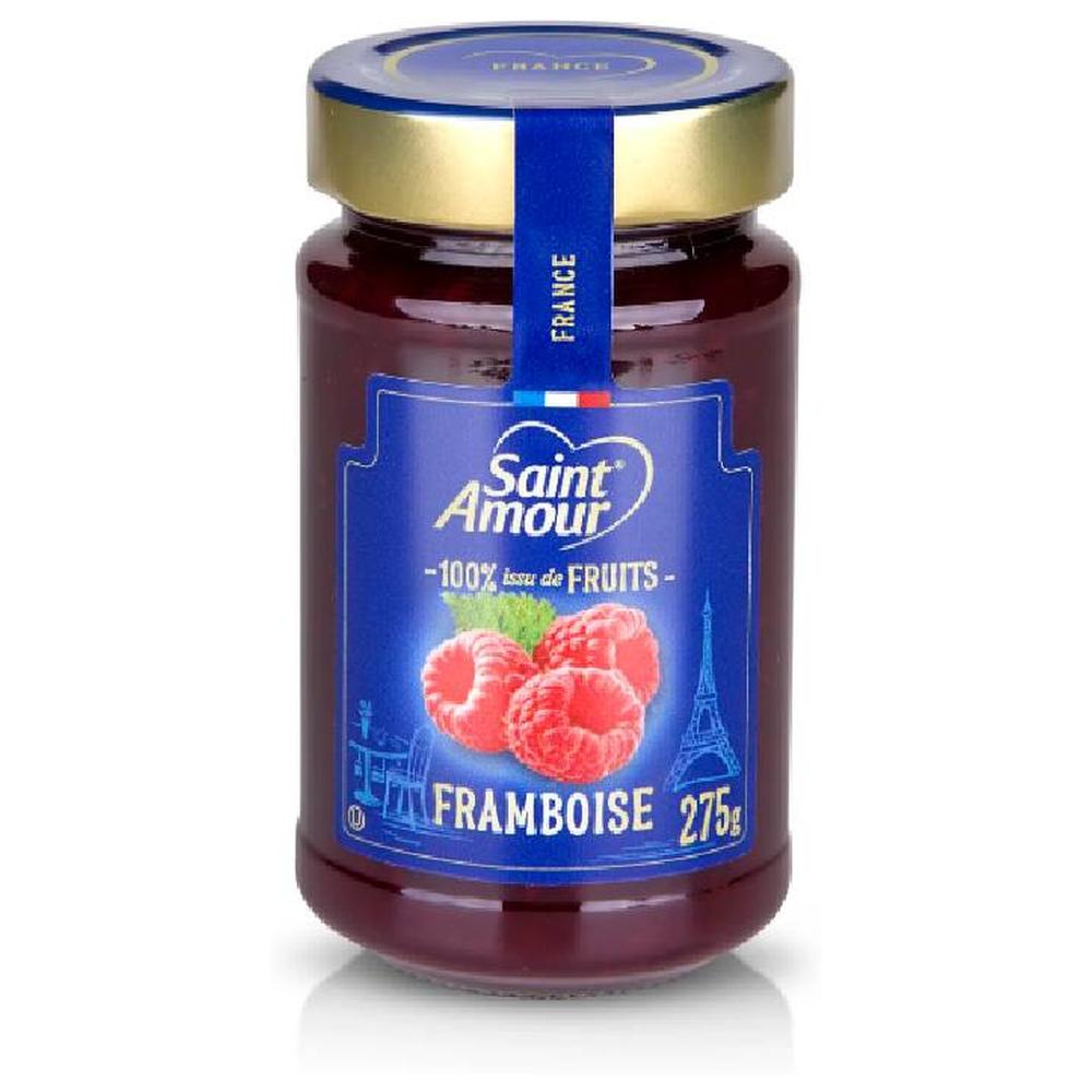 Confiture Framboise 100% Fruits Saint Amour 275g