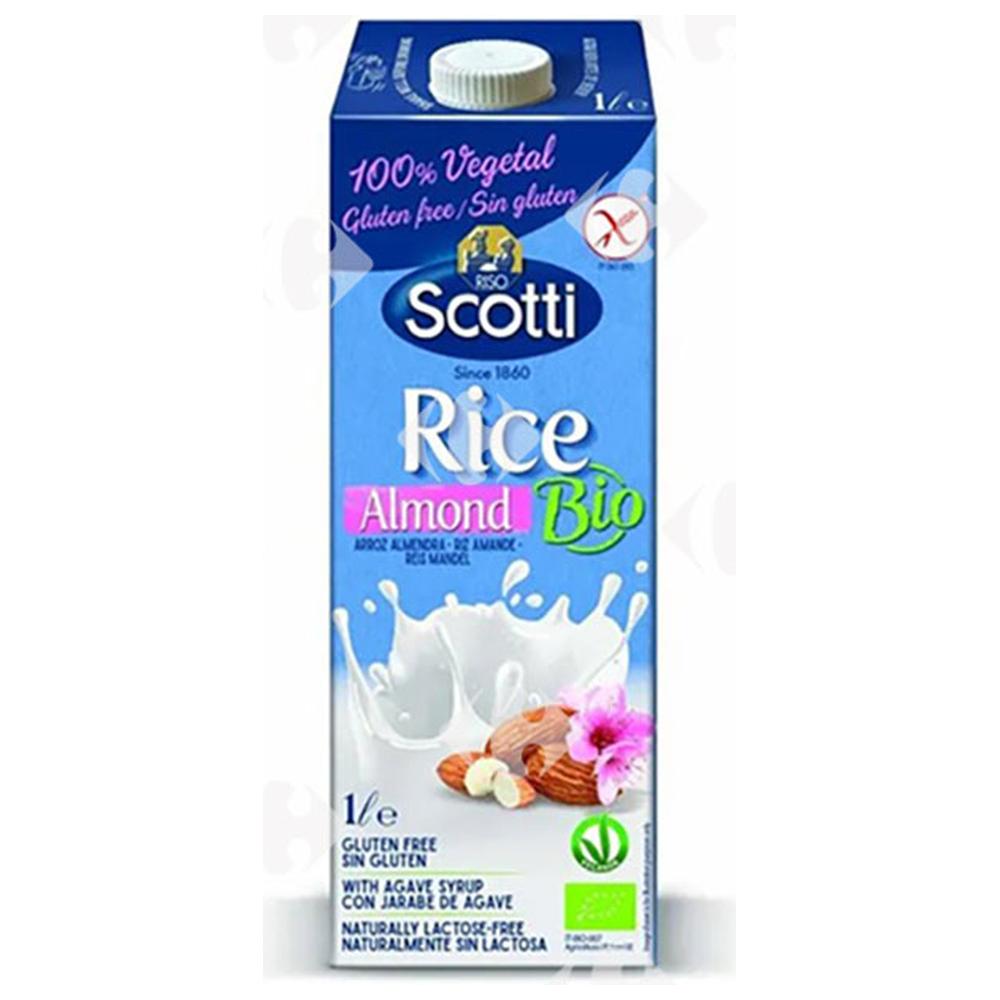 [619228] Boisson Végétale de Riz et d'Amandes Bio sans Gluten Scotti 1L